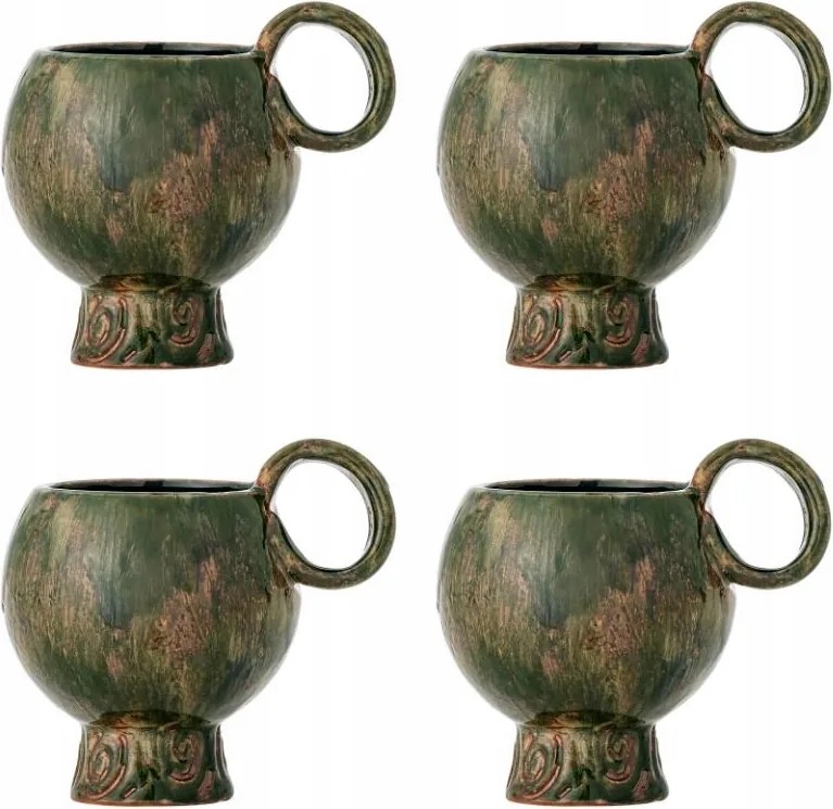 Bloomingville Avonlea Bögre 250 ml 4 db-os bögre szett Zöld