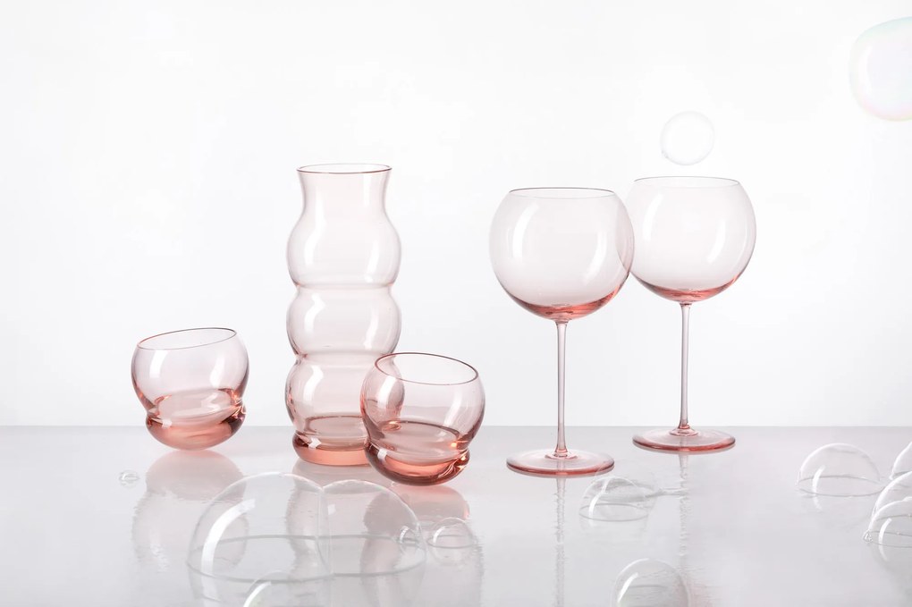 KARAFA rosa (růžová) - edice BUBBLES - Lukáš Houdek