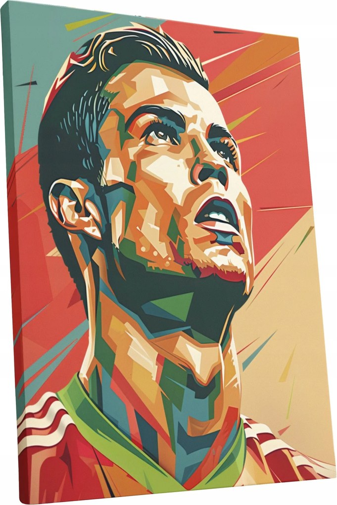 Cristiano Ronaldo CR7 vászonkép otthon nappali ajándék 45x60