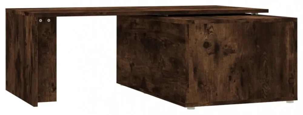 füstös tölgy színű fatermék dohányzóasztal 150x50x35 cm
