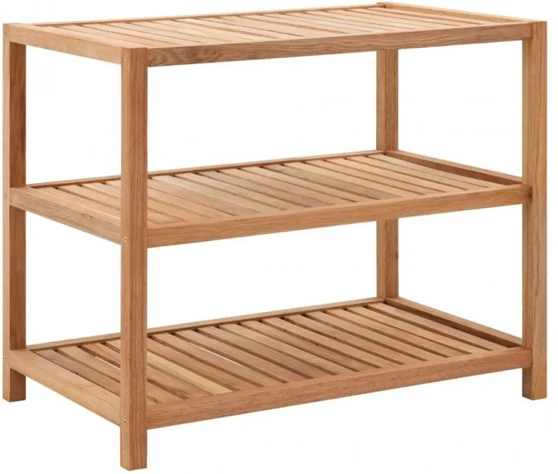 Tömör diófa fürdőszobai polc 65 x 40 x 55 cm