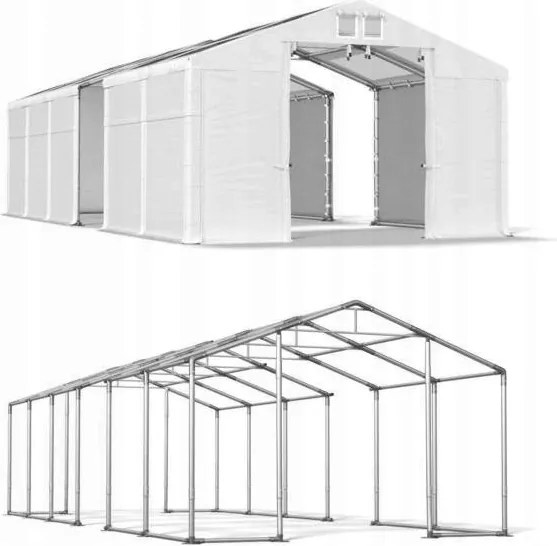 Garázs sátor 6x23m [2,5m] Kerti Das 580 W