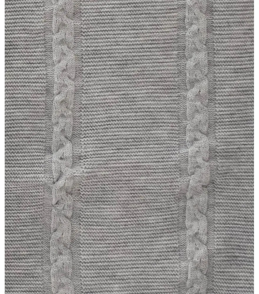 Szürke ágytakaró 200x220 cm Trenza – Oyo Concept