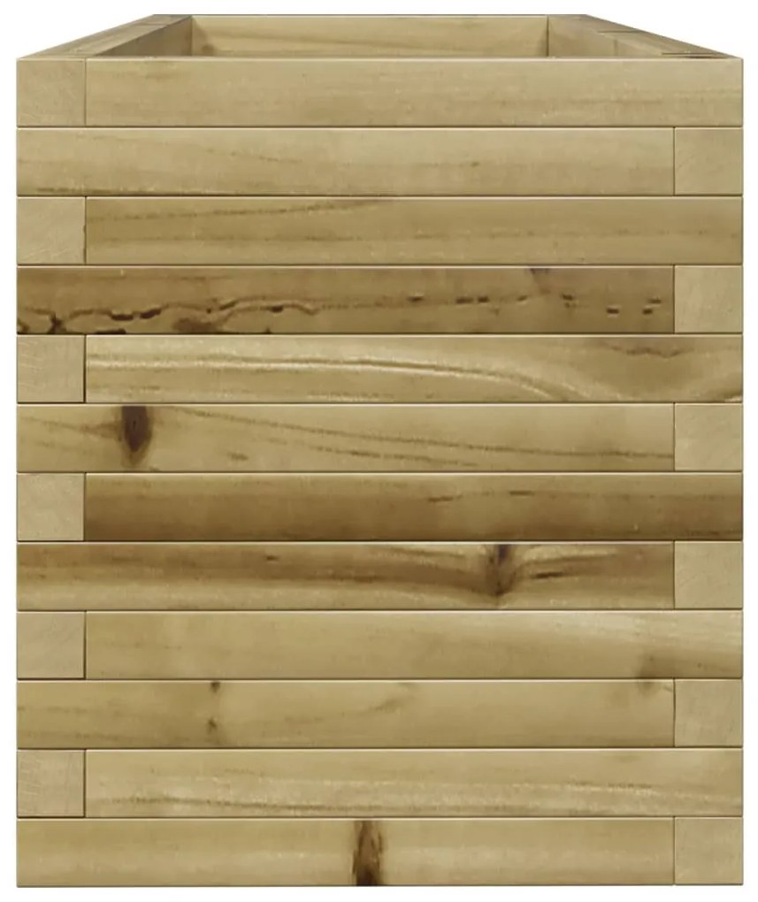 impregnált fenyőfa kerti virágláda 110x40x45,5 cm
