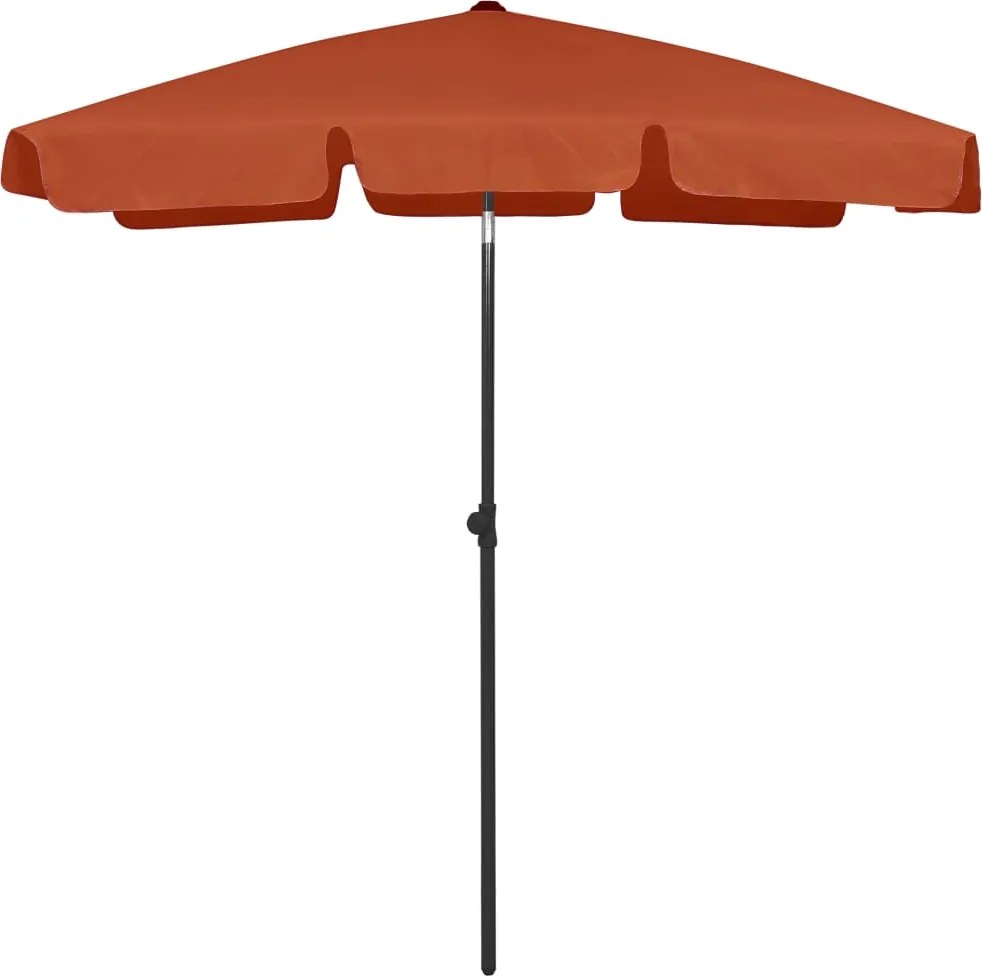 vidaXL terrakotta strandnapernyő 180 x 120 cm