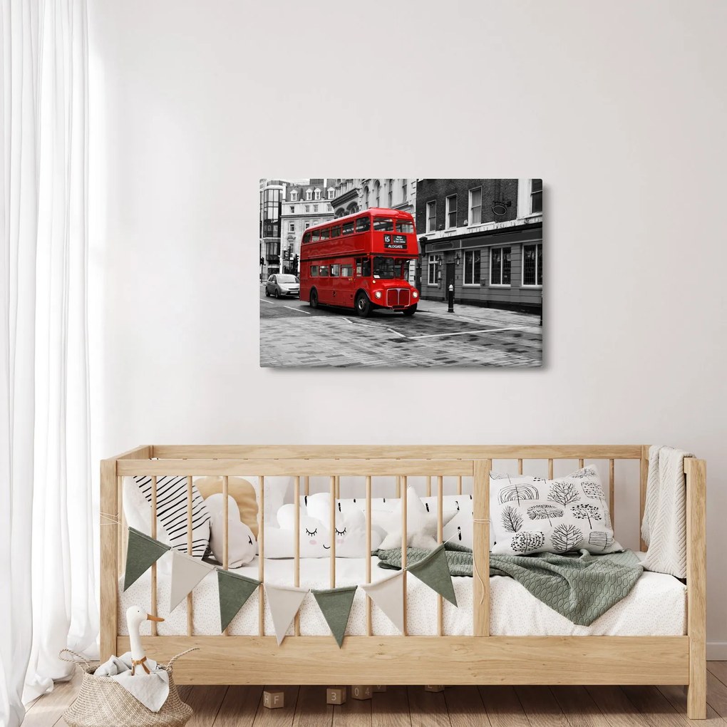 Kép - London busszal (90x60 cm)
