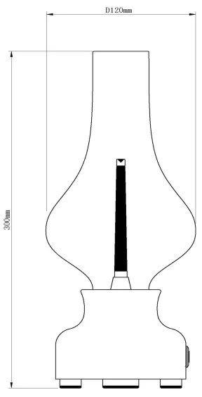 Lucide 74516/02/32 - LED Dimmelhető asztali lámpa JASON LED/2W/230V piros