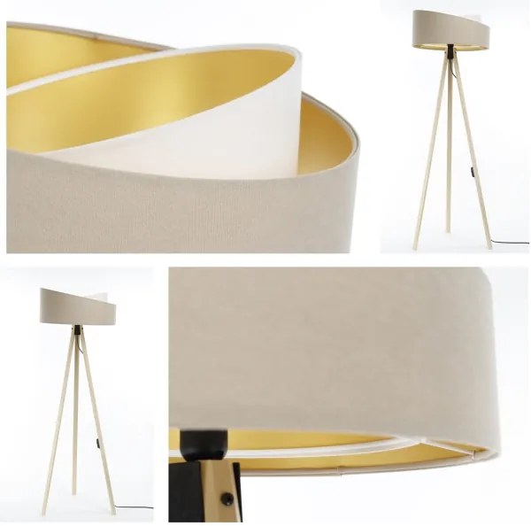 Állólámpa GALAXY 1xE27/60W/230V bézs