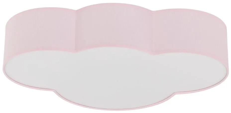 Brilagi - Gyerekszobai mennyezeti lámpa NIMBUS 4xE27/15W/230V 46x63 cm rózsaszín