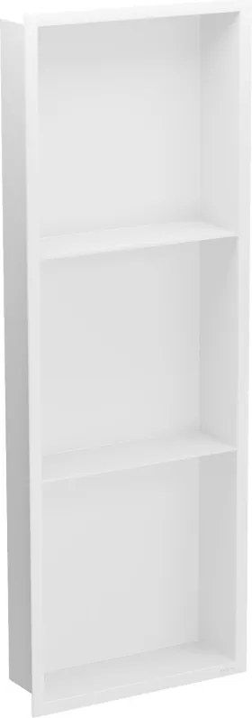 Mexen X-Wall-R 90 x 30 cm-es, galléros és polcos fali polc, fehér - 1920903010S