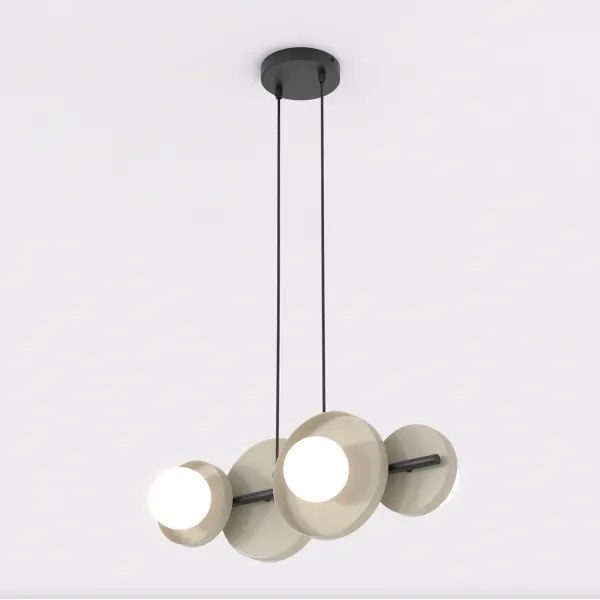 Kábelre függesztett csillár MODEL 4xG9/8W/230V bézs