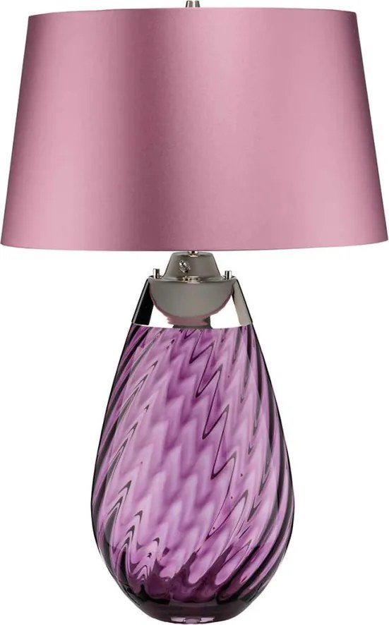 Elstead Lighting LENA LARGE LENA-TL-L-PLUM Asztali lámpa 1X7W/GU10+1x60W/E27