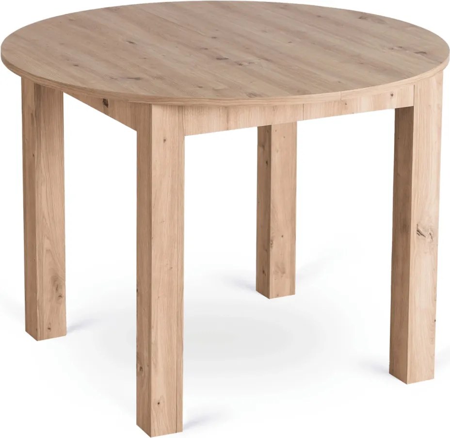 Kihúzható étkezőasztal 102–142 cm méretben, artisan tölgy színben HARRY