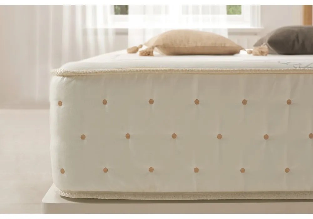 Kemény-közepes keménységű kétoldalas hab matrac 200x200 cm Premium Cashmere – Moonia