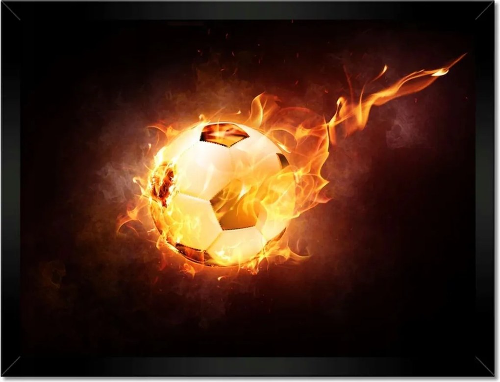 Poszterek keretben 40x30 A labda lángra lobbantja az elmét