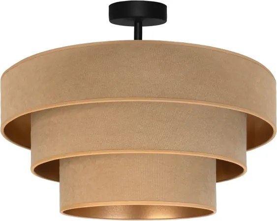 BRILAGI - Felületre szerelhető csillár LUNETA 1xE27/60W/230V Ø 40 cm bézs/arany
