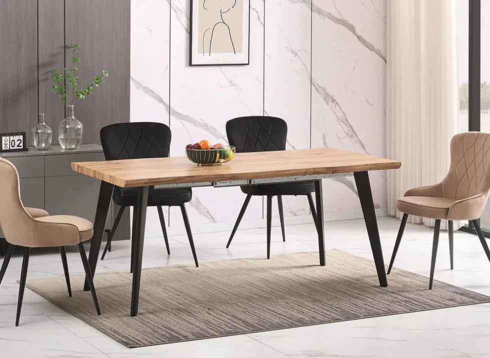 Fresno bővíthető étkezőasztal tölgy 150-210 cm