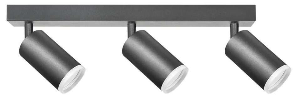 Spotlámpa LONDON 3xGU10/10W/230V fekete