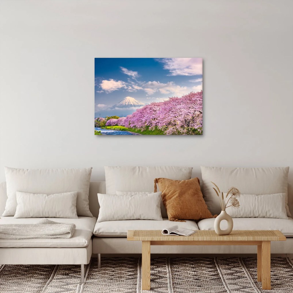 Kép - Japán tavaszi táj (70x50 cm)