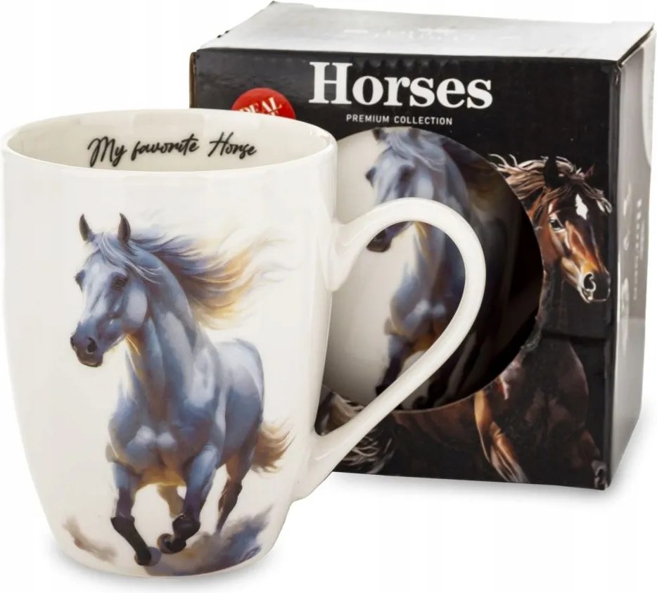 Bögre szürke lóval