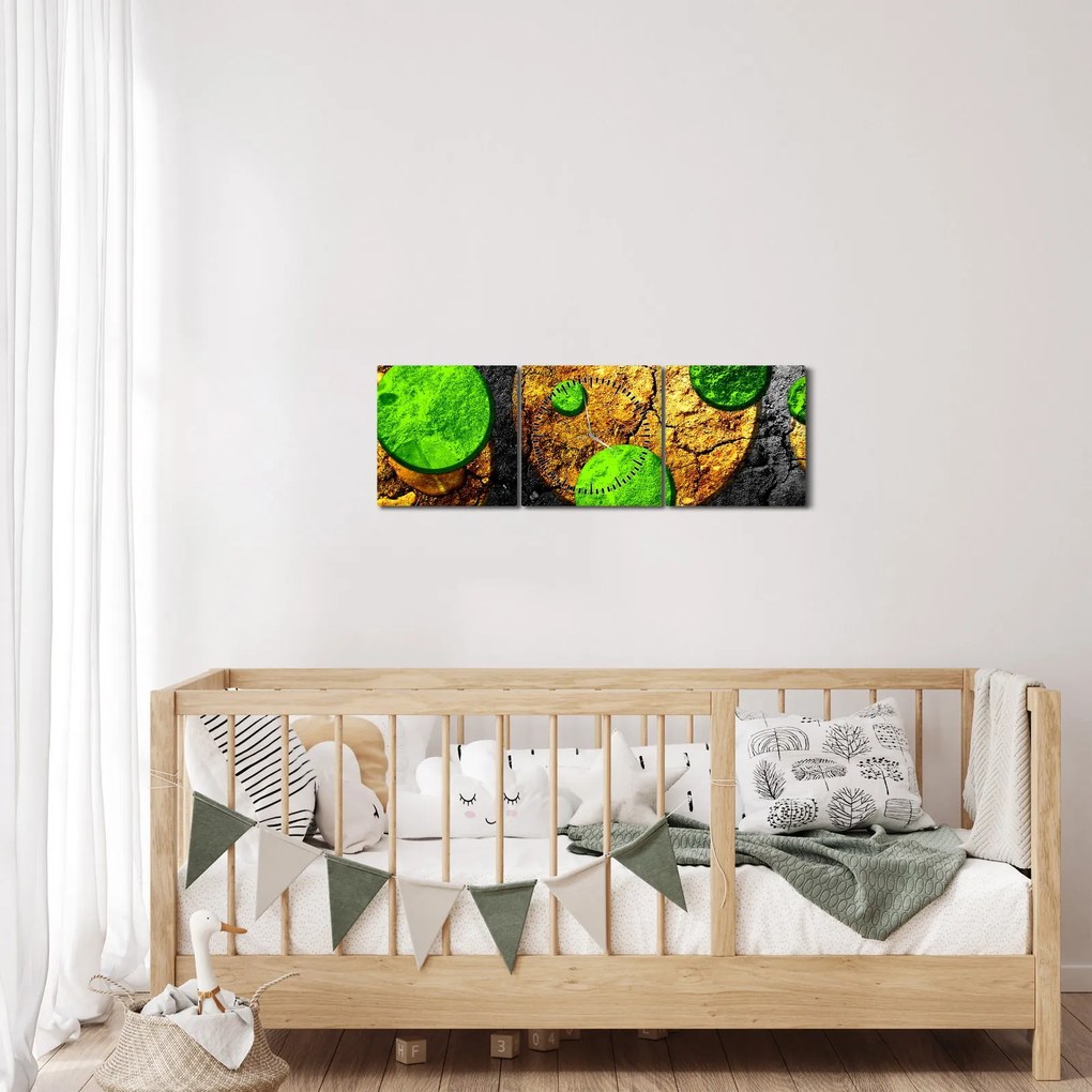 Az absztrakció képe - Gömb (órával) (90x30 cm)