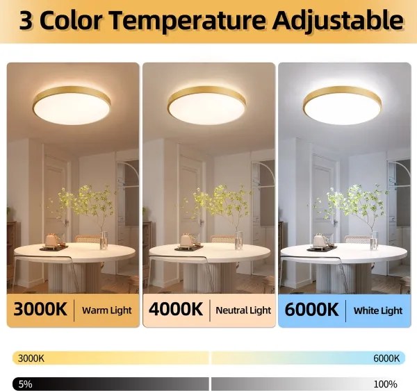 BRILAGI - dimmelhető LED lámpatest GLASS POOL DOUBLE LED/80W/230V 60 cm arany + távirányító