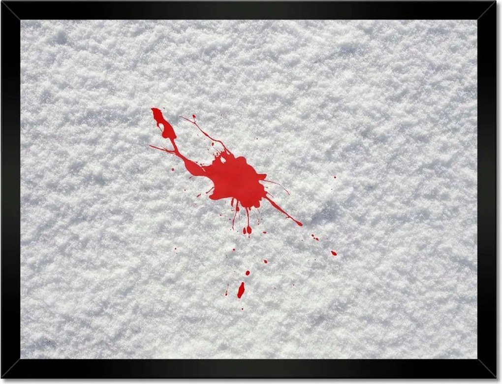 Poszterek keretben 40x30 Vér a hóban