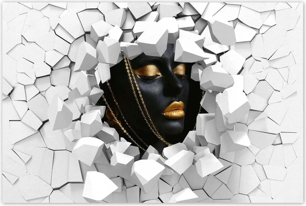 Poszter 60x40 Arannyal bevont fej