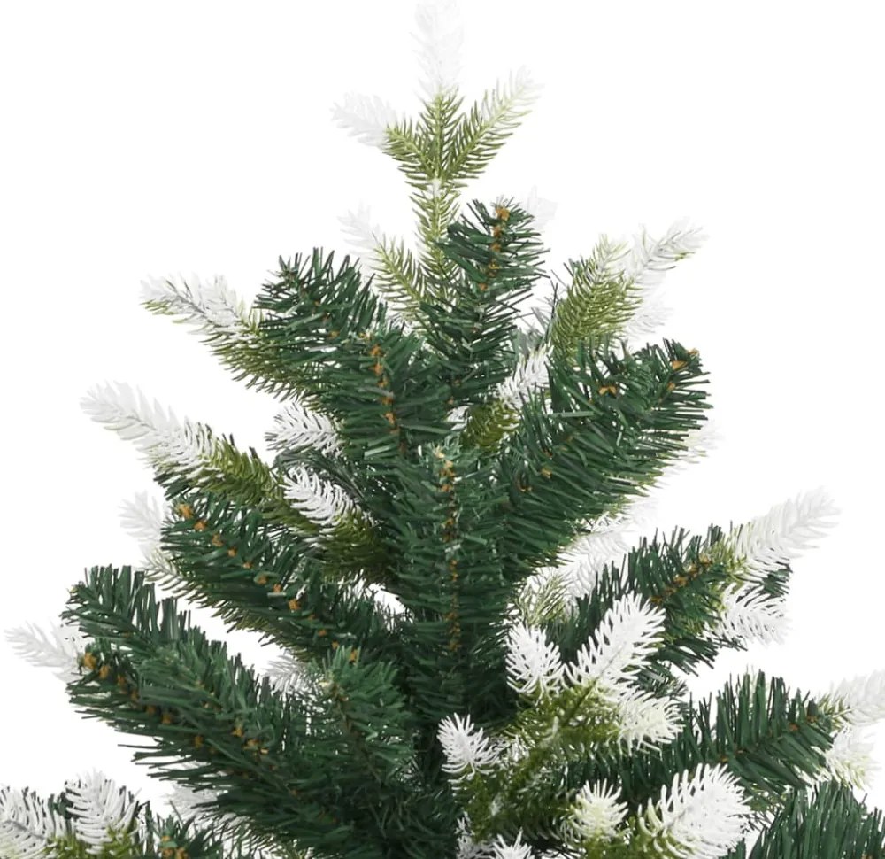 csuklópántos műkarácsonyfa hóval 150 cm