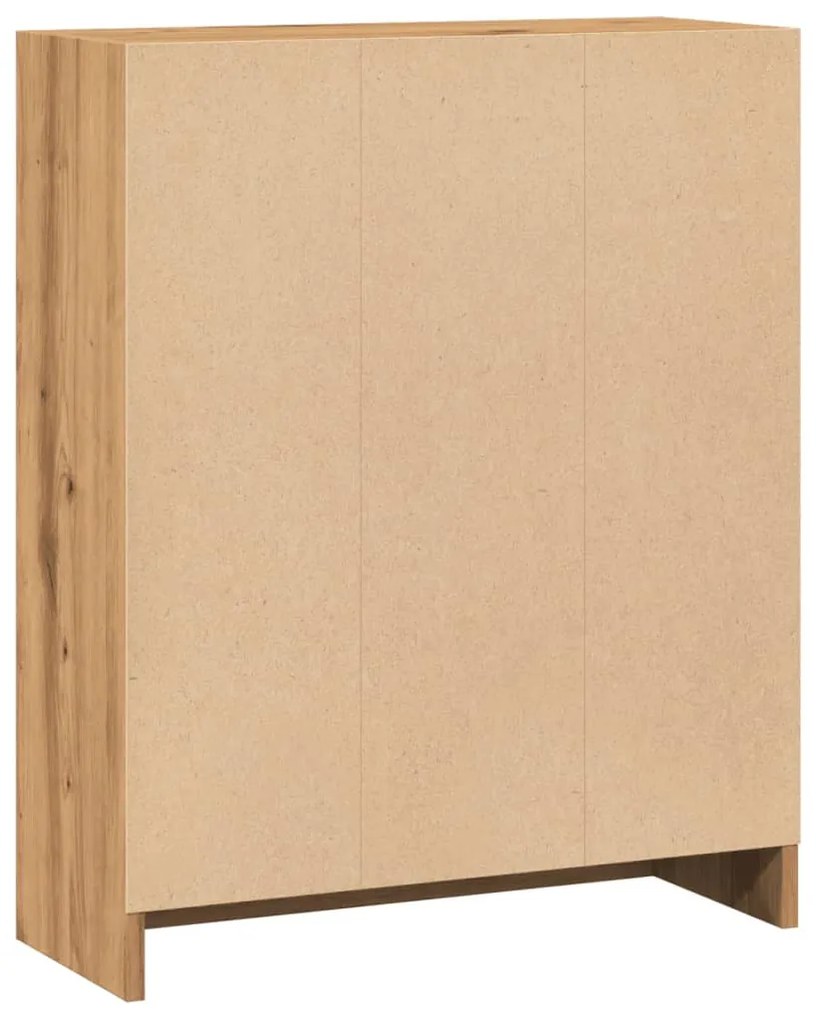 kézműves tölgy szerelt fa könyvespolc 60 x 24 x 76 cm