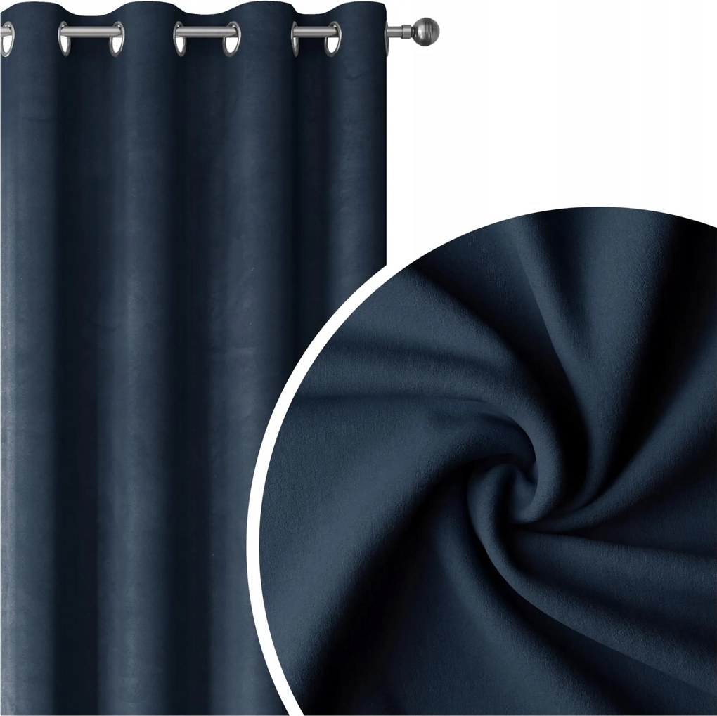 Sötétítő Függöny Velúr Velvet 140X250 Átvezető