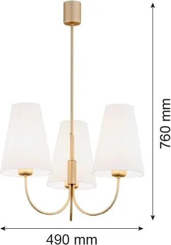 Argon SAFIANO 6267 Csillár 3x15W/E27 IP20