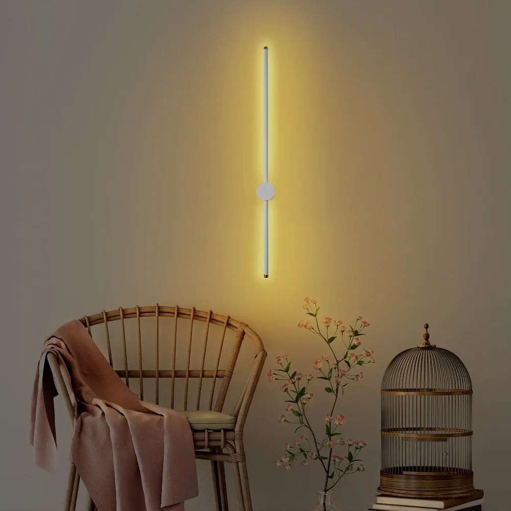 Fehér LED fali lámpa ø 7 cm Sword – Opviq lights