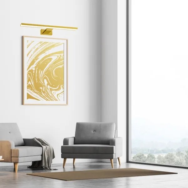 LED Képvilágítás PINTO LED/12W/230V arany