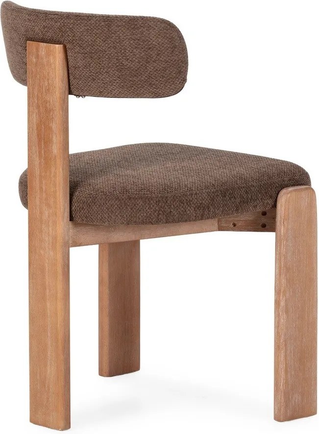 Barna kárpitozott étkezőszék szett 2 db-os Nadia – MOME