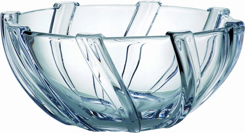 Bohemia Infinity Üveg Saláta tálaló Snackekhez 28 cm