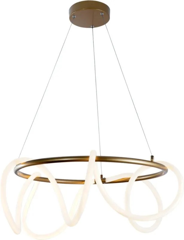 ZUMA LINE 20006PL-GD BALBO Modern Led Függesztett Lámpa Arany LED IP20