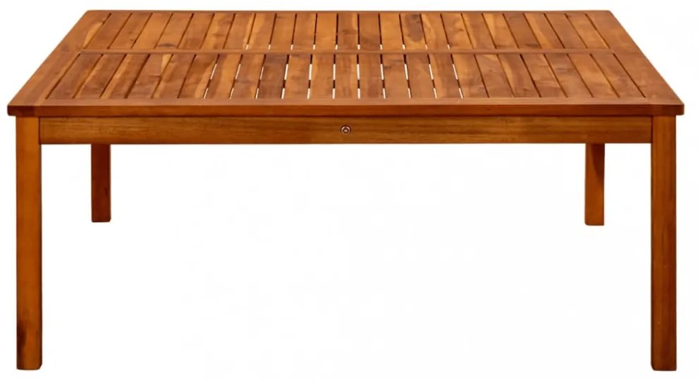 tömör akácfa kerti dohányzóasztal 110 x 110 x 45 cm