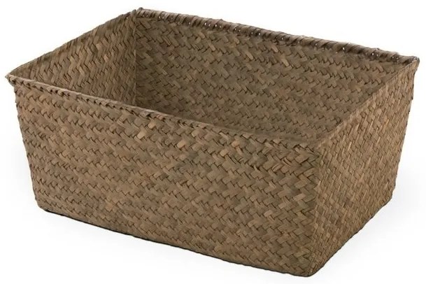 Tömörítő kötött kosár 30 x 20 x 13 cm, bézs