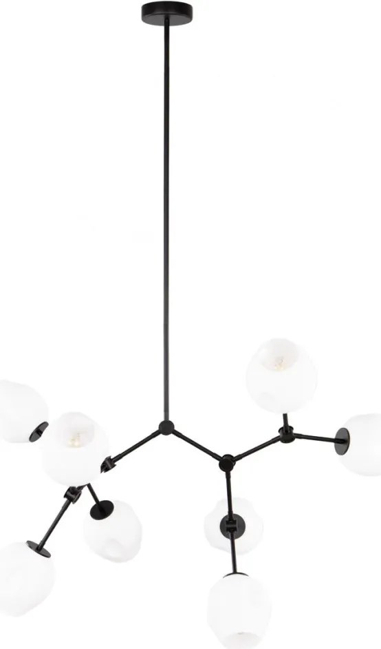Italux Ferral PND-75075-8-BK-WG Plafonlámpa 8x40W/E27 IP20