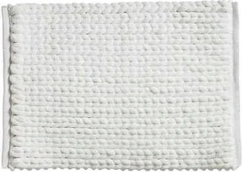 Fürdőszobaszőnyeg 50x75cm fehér Fonott puha