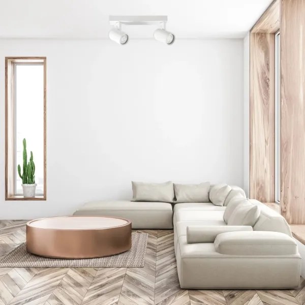 Spotlámpa LYNX 2xGU10/10W/230V fehér