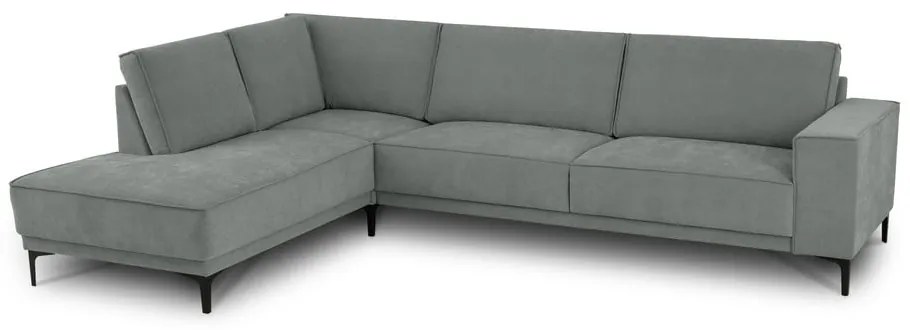 Sötétszürke sarokkanapé (bal oldali) Copenhagen – Scandic