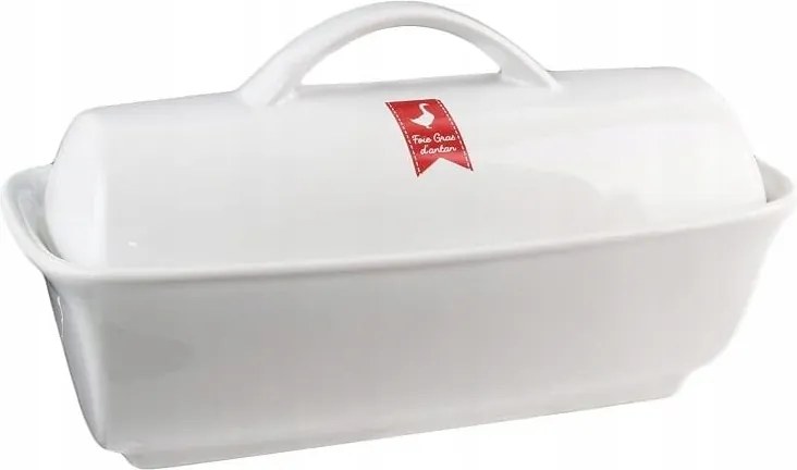 Kerámia zárható tartály Foie Gras vaj vajtartó