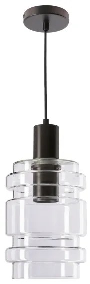 RADON kábeles csillár 1xE27/40W/230V átlátszó