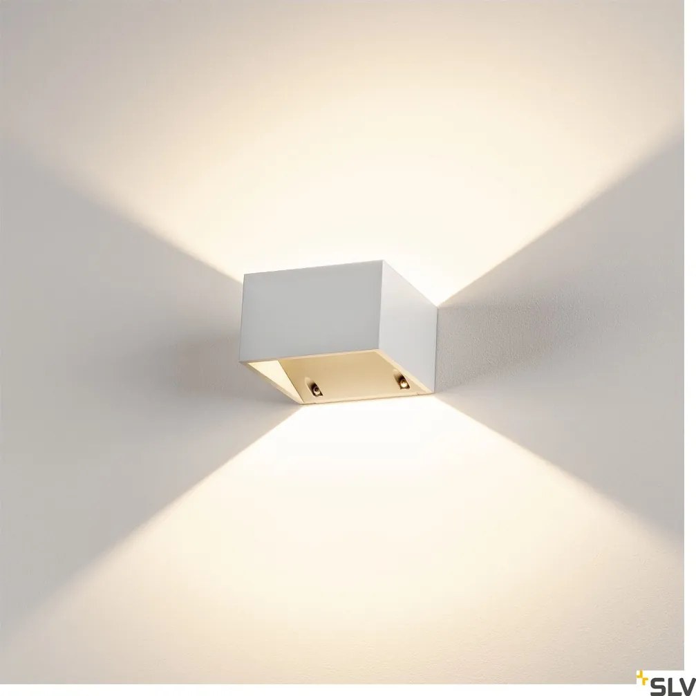 SLV 232101 STRUCTEC Modern Kültéri Fali Lámpa Fehér LED IP65