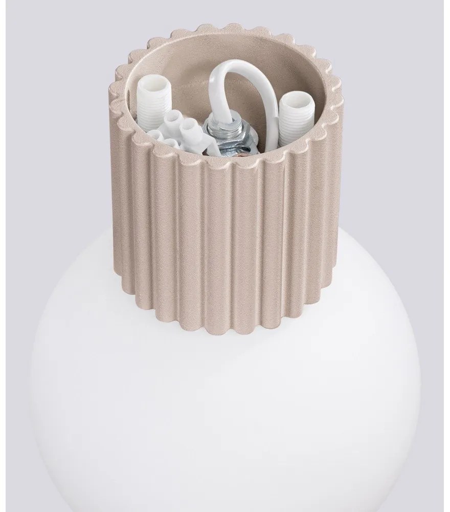 Szürkésbarna fali lámpa Orbital – Sollux