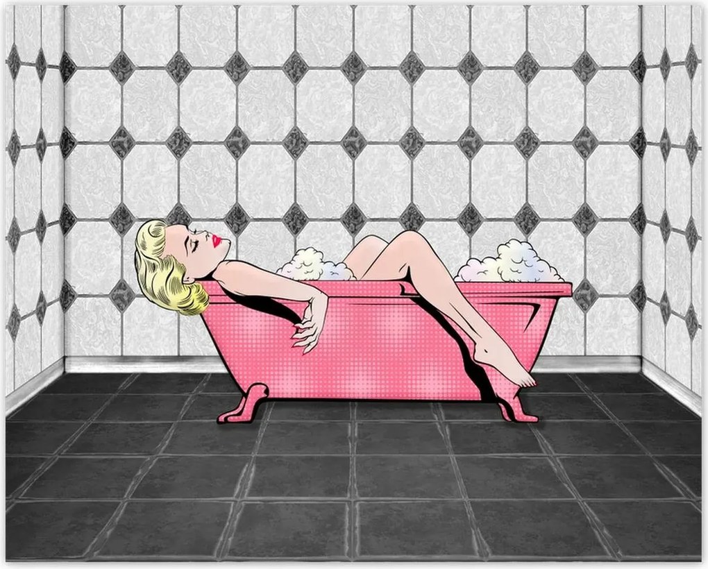 Poszterek 50x40 Marylin Monroe a kádban