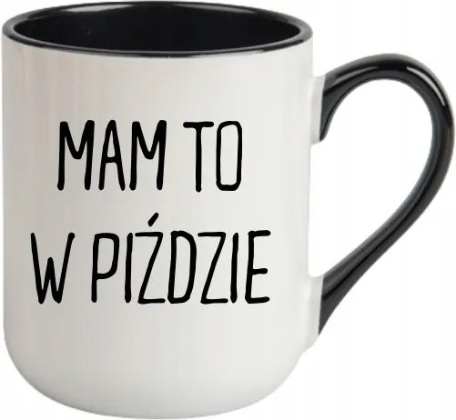 Fehér Bögre Fekete Cofee Vicces Ajándék Van Pi****