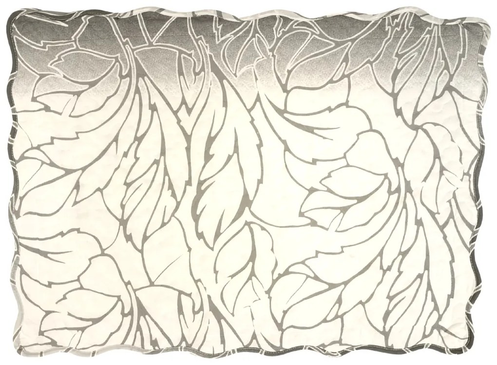 Pamut ágytakaró Fatima szürke TiaHome - 220x240cm + 2ks 50x70cm